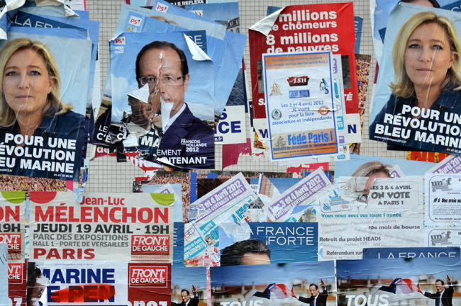 Affiches électorales en 2012 cc Julien J