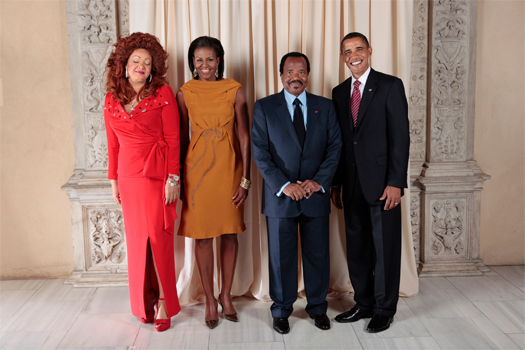 Paul Biya en 2009 cc The White House