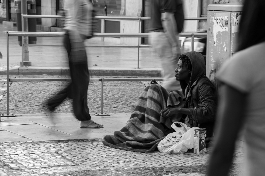 Un sans-abris dans les rues de Lisbonne, 2011 CC Rui Duarte